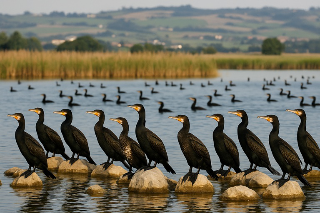 Ancona - Cormorani in aumento, Giacomo Rossi: “Danni a ecosistemi e attività economiche”